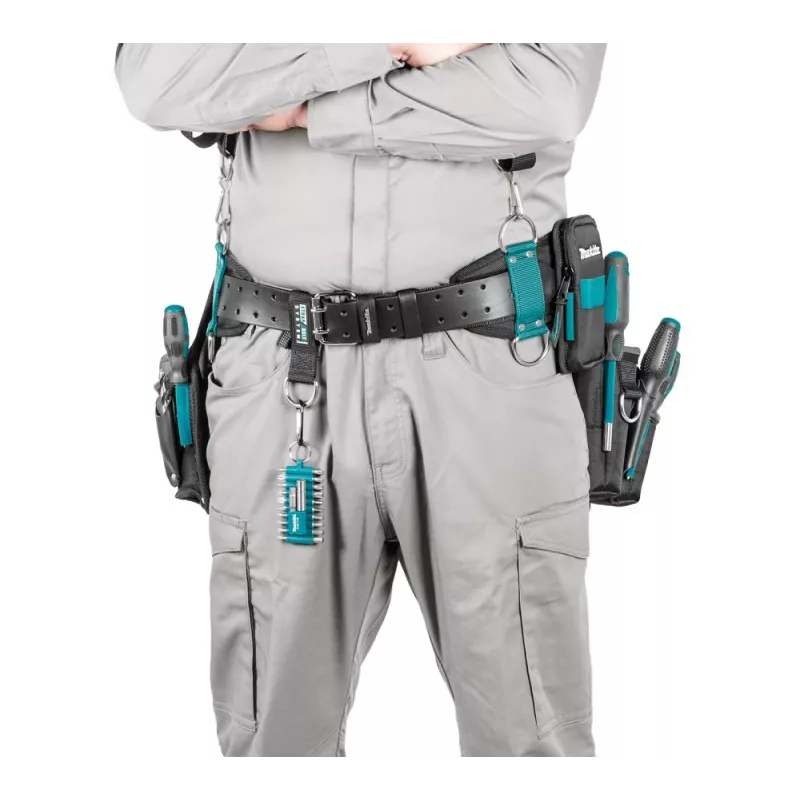 Makita E-15235 sunkiųjų darbų įrankių diržų rinkinys su nešiojimo dėklais