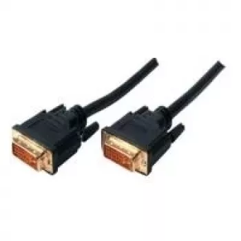 DVI-D/DVI-D laidas juodas ShiverPeaks 3m