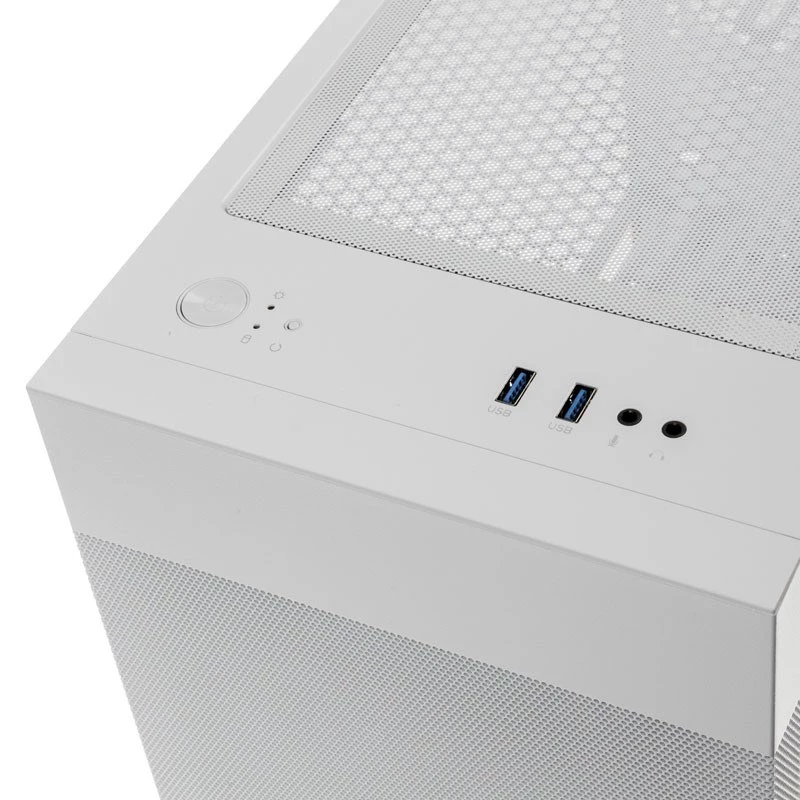 Kompiuterio korpusas Lian Li LANCOOL 205 Mesh C Midi Tower baltas