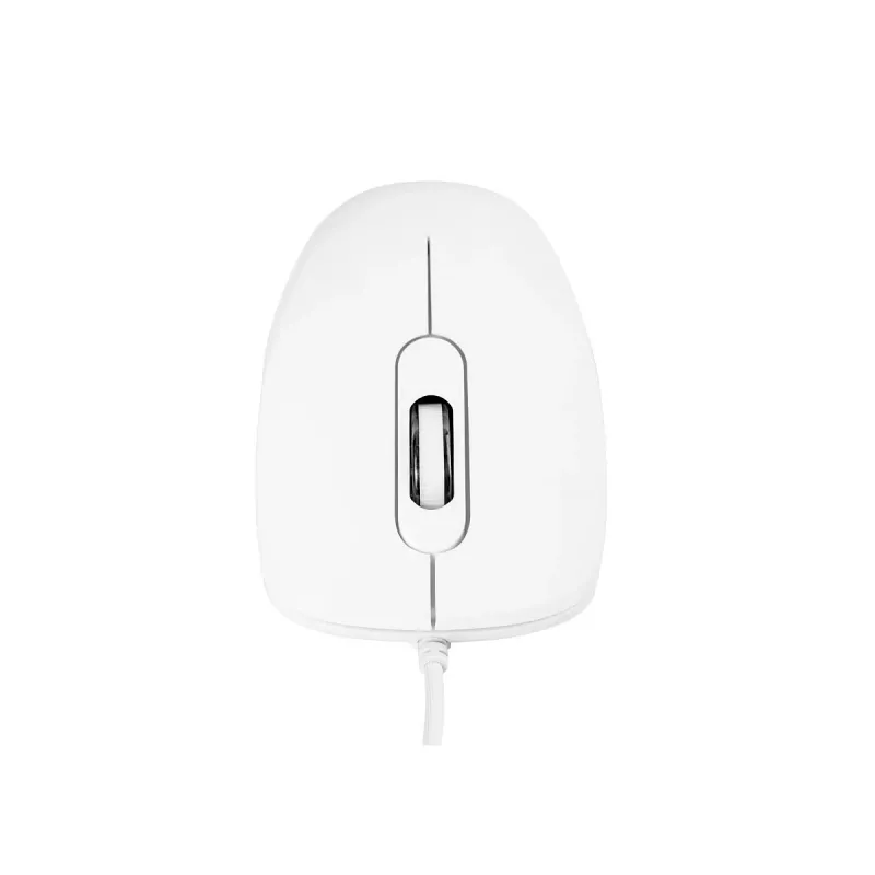 MODECOM M10 M-MC-0M10-200 Pelė (optinė, 1000 DPI, balta spalva) (M-MC-0M10-200)