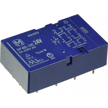 Panasonic PCB relė 24 V/DC 6 A 4 normaliai atviri kontaktai, 4 normaliai uždari kontaktai SF4D24 1 vnt.