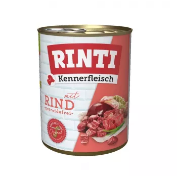 RINTI Kennerfleisch Jautiena - drėgnas šunų maistas - 800g