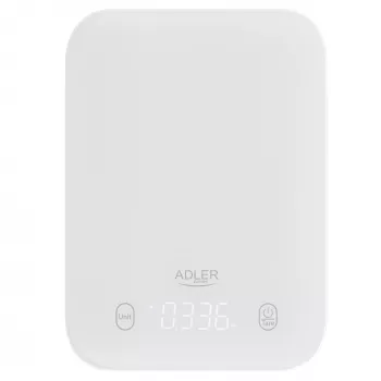 Adler virtuvinės svarstyklės | AD 3181w | padalos vertė 1 g | ekrano tipas LED | baltos