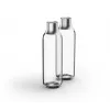 Gazuojantis butelis BRITA 118426 – 1 L stiklinis butelis su nerūdijančio plieno dangteliu, 287 mm aukštis, 2 vnt. pakuotėje