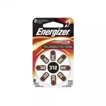 Energizer Battery Zinc-Air-auditiven 312 8 vnt. (634924)