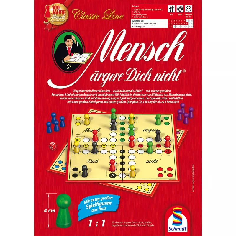Classic Line: Ludo in Metal Tin, Board Game