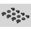 Kabelių bėgelis DeLOCK 66884 juodas 180mm plotis 482mm gylis 90mm aukštis