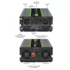 Qoltec Monolith maitinimo adapteris Auto 4000 W juodas