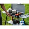 Camping Kitchen 2 Multi Cook Plus, dujinė viryklė Pilka, 2 kaitvietės 2x1,8 kW + kepimo plokštė 0,9 kW, modelis 2025