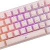 Mechaninė žaidimų klaviatūra White Shark Wakizashi GK-002421V2 Pink US-Blue išdėstymas