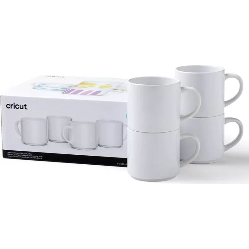 Cricut 2009392 puodelis 300 ml baltas 4 vnt. (2009392)