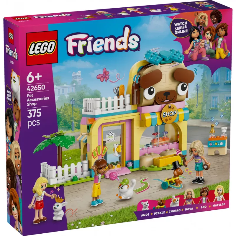 LEGO FRIENDS 42650 Priedų parduotuvė augintiniams