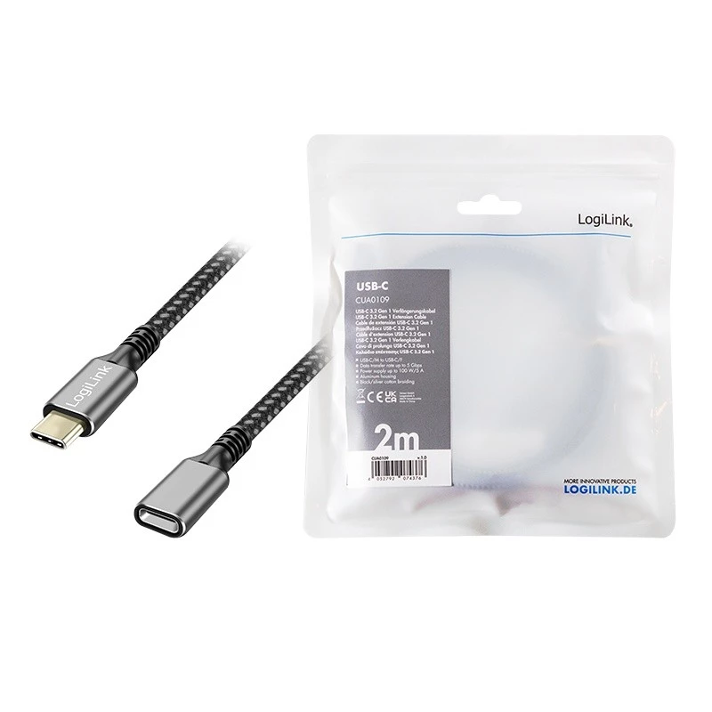 USB 3.2 Gen1 Type-C į USB-C/M, PD, 2 m