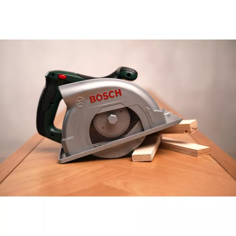 Theo Klein 8421 Bosch diskinis pjūklas I maitinamas baterijomis su sukamuoju judesiu, šviesos ir garso funkcijomis I Matmenys: 23 cm x 16 cm x 14,5 cm I Žaislas