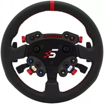 Simagic vairo stebulės rankenėlė GT1 Pro (GTPRO-R K Leather) – odinis apvalkalas, suderinama su GT1 serija