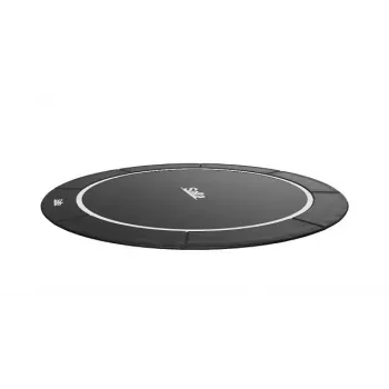 Antžeminis batutas Salta Royal Baseground Sport 396 cm, apvalus, 330 cm kilimėlis, 80 spyruoklių, plieninis rėmas, PVC paminkštinimas