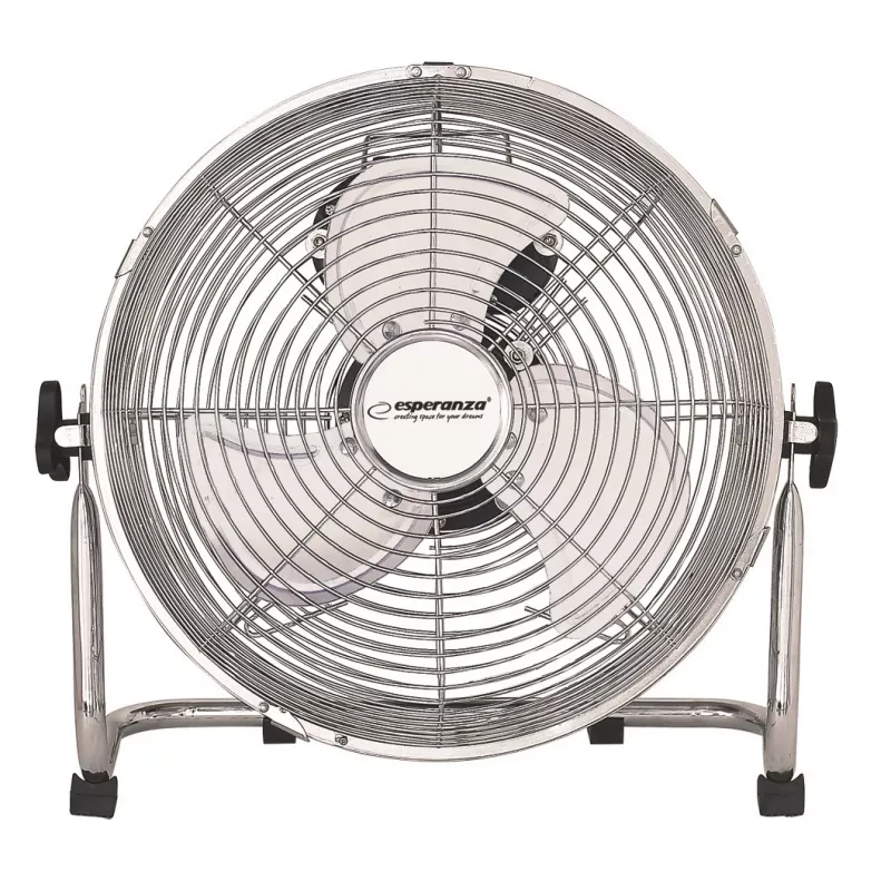 Stalinis ventiliatorius ESPERANZA EHF005 Scirocco 12 col. — 3 greičiai, 36 cm skersmuo, chromuotas, 50 W