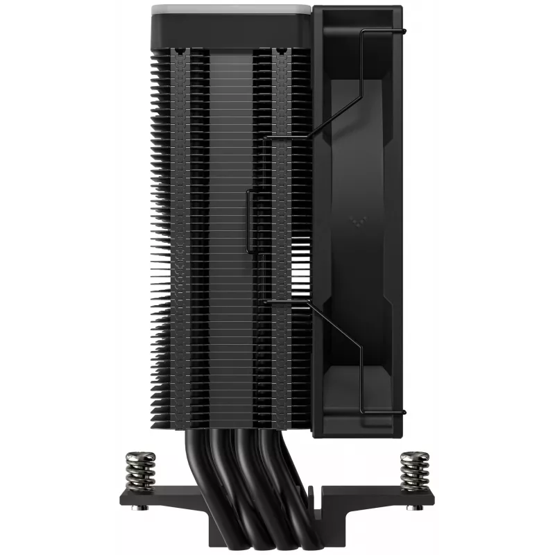 Ventiliatorius DeepCool AG400 BK ARGB V2 120 mm Juoda — 120 mm hidraulinio guolio procesoriaus aušintuvo ventiliatorius, kelių lizdų palaikymas