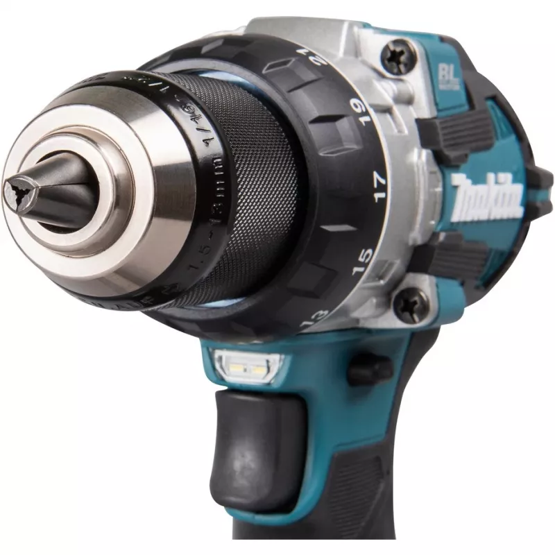 Makita DHP489RTJ atsuktuvas/suktuvas su smūgiu 1800 RPM Juoda, Mėlyna