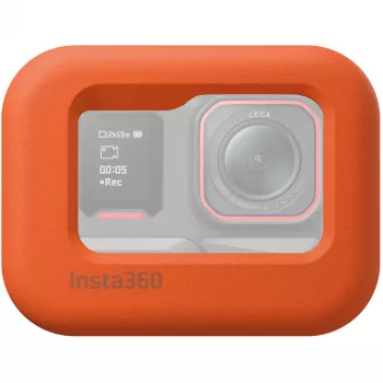 Kameros dėklas Insta360 Ace Pro 2 plūdrioji apsauga oranžinė 103x47x79mm
