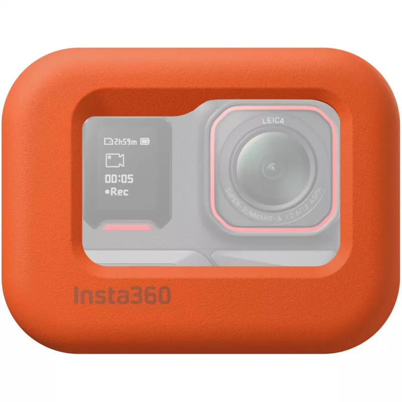 Kameros dėklas Insta360 Ace Pro 2 plūdrioji apsauga oranžinė 103x47x79mm
