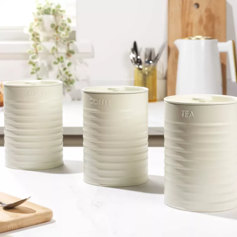 Stalviršio indelių rinkinys Russell Hobbs RH03268CEU7 3 dalių, stalviršio laikymo stiklainiai