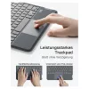 inateck klaviatūra iPad 11 iPad 10-os kartos suderinama QWERTZ pilka