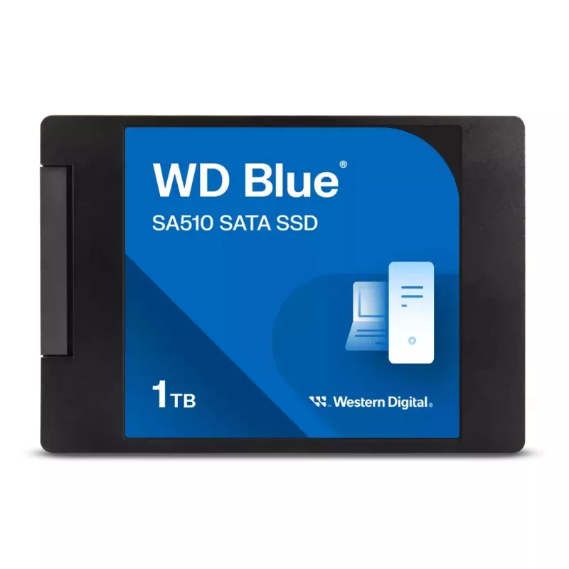 WD Mėlyna SA510 - SSD - 1TB - vidinis - 2.5 (6,4 cm) - SATA 6Gb/s (WDBB8H0010BNC-WRSN)