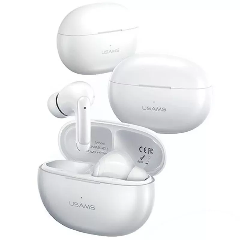 Usams ausinės Bluetooth 5.3 Tws X-Don serija dvigubas mikrofonas Enc belaidės C