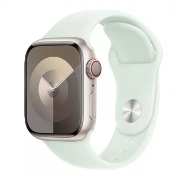 41 mm minkštos mėtinės spalvos sportinis dirželis - S/M
