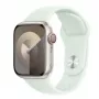 41 mm minkštos mėtinės spalvos sportinis dirželis - S/M
