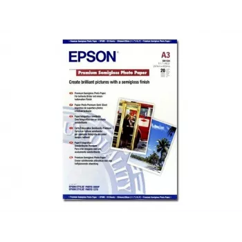Epson Premium Semigloss Photo Paper, DIN A3, 251g/m², 20 lapų