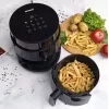 Oro gruzdintuvas PRIME3 SAF31 – 2,5 l, 1200 W, karšto oro gruzdintuvas be riebalų, juodas