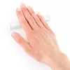 Modeliavimo molis FIMO effect white translucent 8010-014 — permatomo balto efekto, minkštas polimerinis molis, 57 g batonėlis