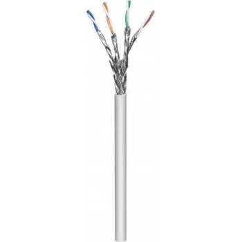 Intellinet tinklo masinio kabelio Cat7, 23 AWG, vientisa viela, 100 m, pilka, varis, S/FTP, LSZH, CPR-Dca klasė, ritė