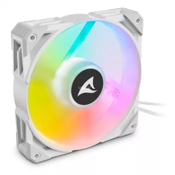 Fan Sharkoon F50 12 cm Pilka White 600-2000 RPM 132 m³/h