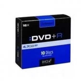 Intenso - 10 x DVD+R - 4,7GB 16x - plonas Jewel Case (4111652)