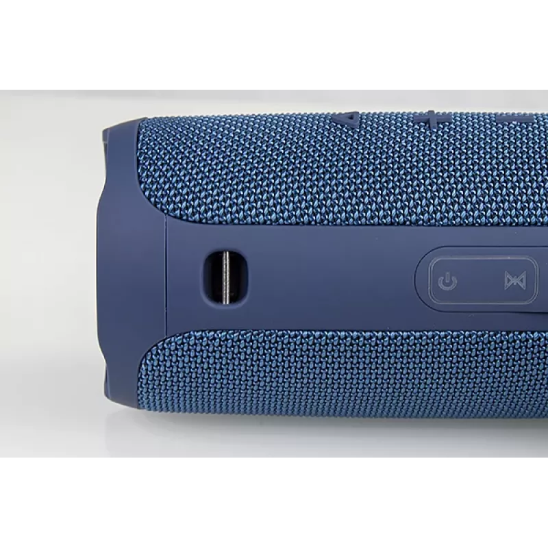 Nešiojamas garsiakalbis MANTA SPK130GO BT — Bluetooth 5.0, TWS, FM, 10 W RMS, įkraunamas (juodas, 8×8×19 cm)