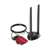 Vidinė WLAN Bluetooth tinklo plokštė Cudy WE9300S PCIe, Wi‑Fi 7 (802.11be) Tri‑band 2.4/5/6 GHz, 5765 Mbit/s, Bluetooth 5.4, išorinė 2x2 antena