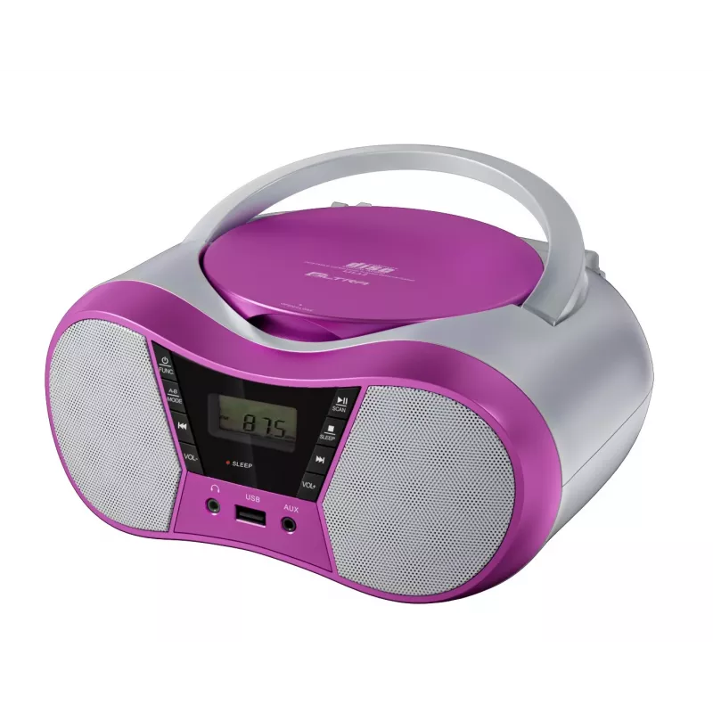 Radijo grotuvas CD LILA2 USB/BT rožinis