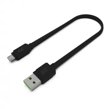 Matte Flat kabelis - USB-A į Micro-USB
