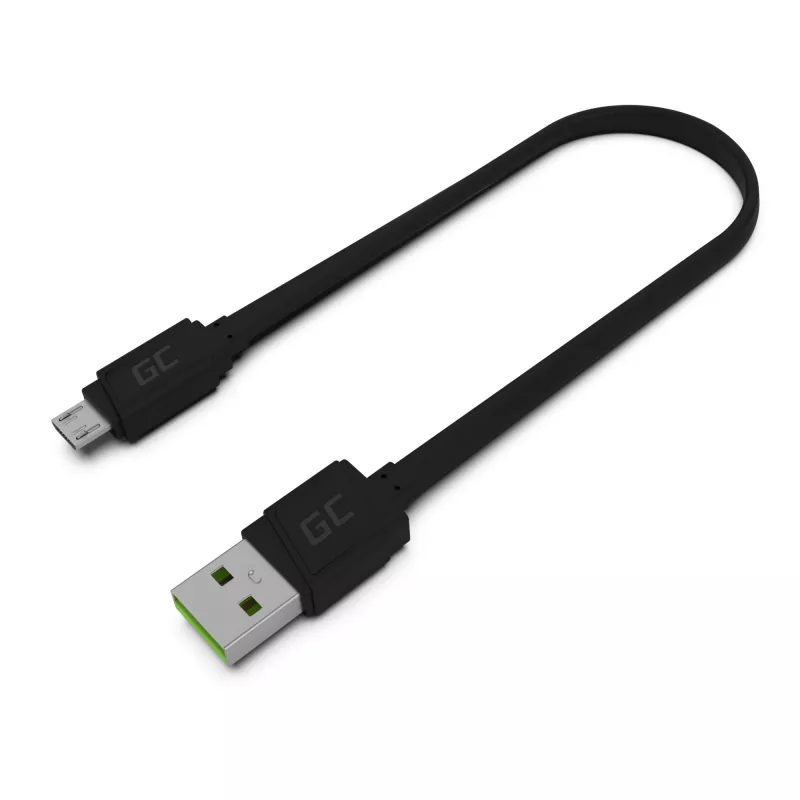 Matte Flat kabelis - USB-A į Micro-USB