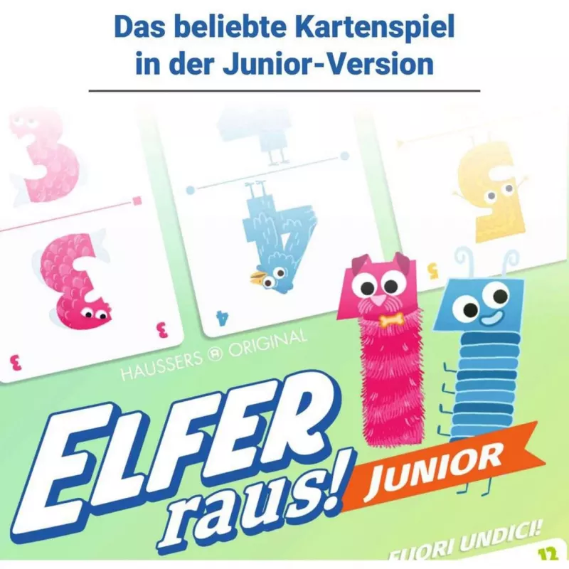 Elfer raus Junior, kortų žaidimas