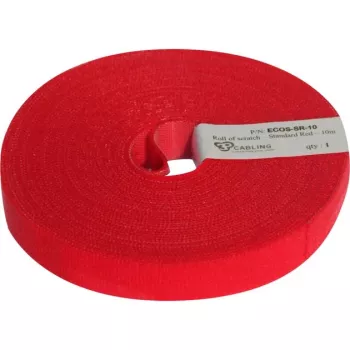 Kabelių žymėjimo juosta Patchsee ECO-Scratch 10 m, raudona, 19 mm pločio