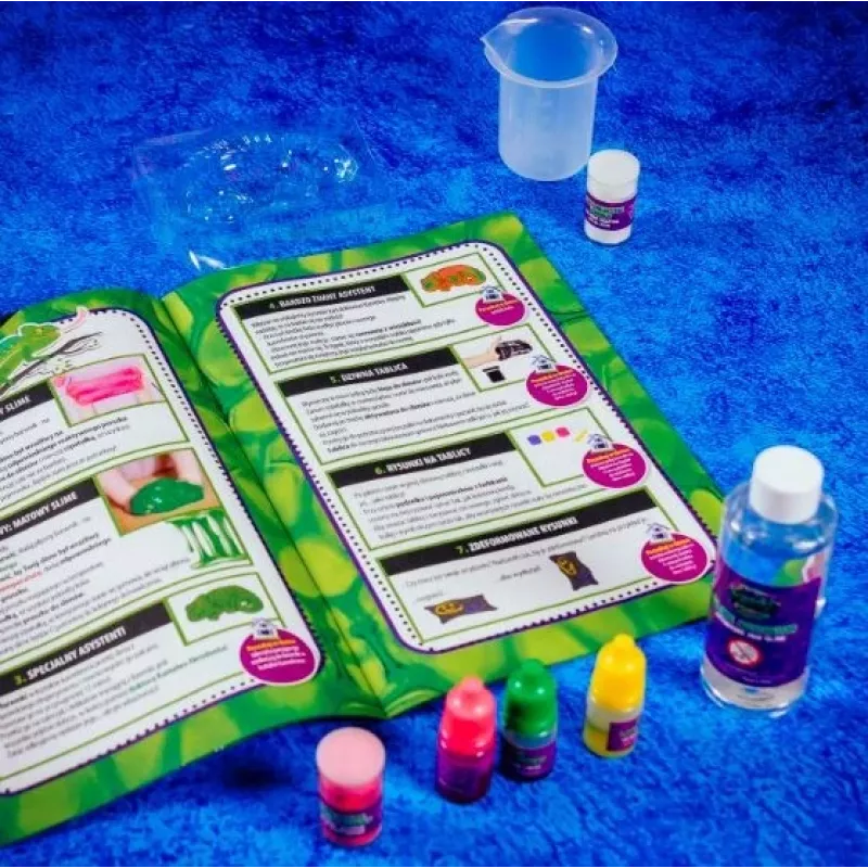 Liscianigiochi Science Kit Crazy Science Slime Chameleon 304-PL89246 – edukacinis gleivių eksperimentų rinkinys