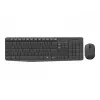 Logitech klaviatūra MK235 belaidė klaviatūra+pelė pilka CZ