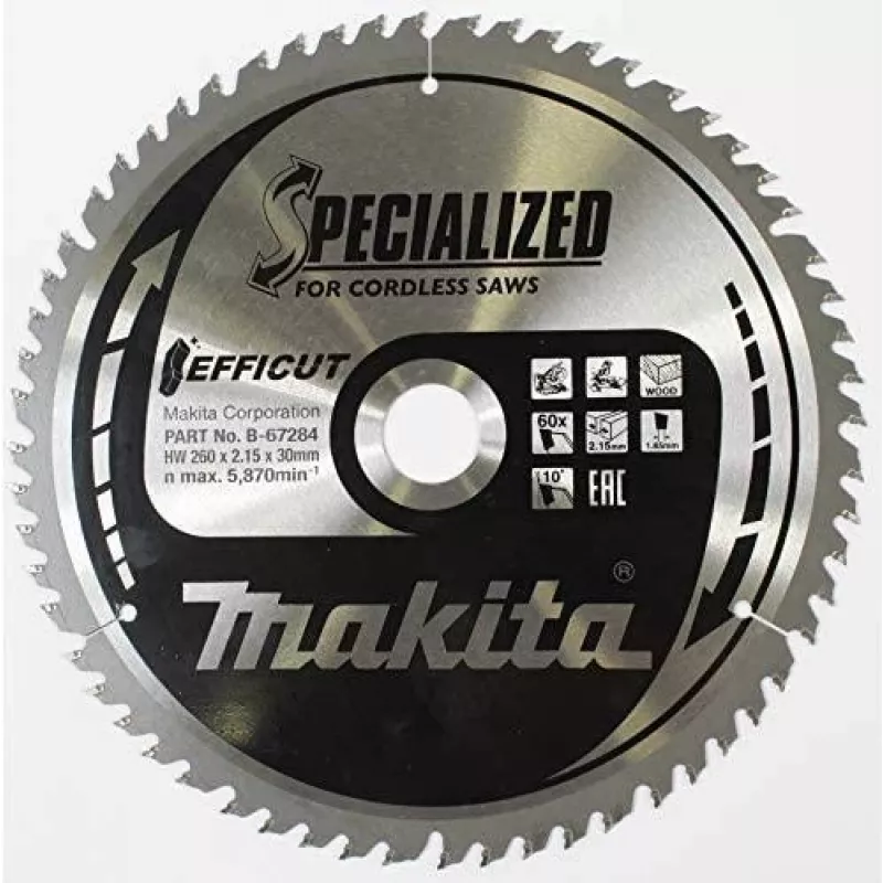 Makita Specialized EFFICUT - diskinis pjūklas - skirtas medienai