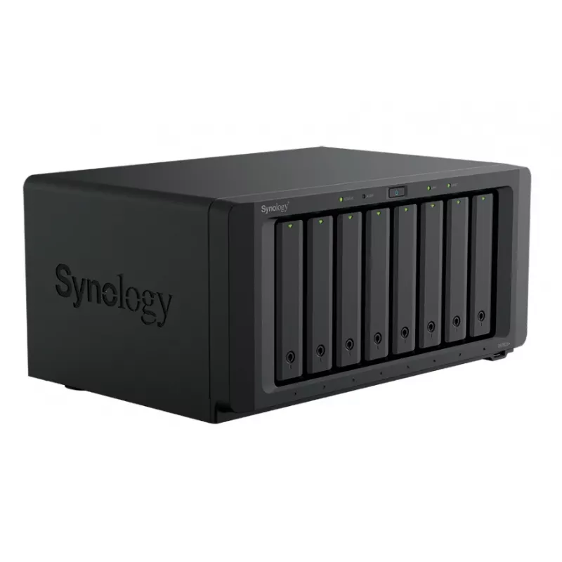 Synology DiskStation DS1825+ NAS / saugojimo serveris Ryzen Embedded V1500B 8 GB DDR4 0 TB Juoda