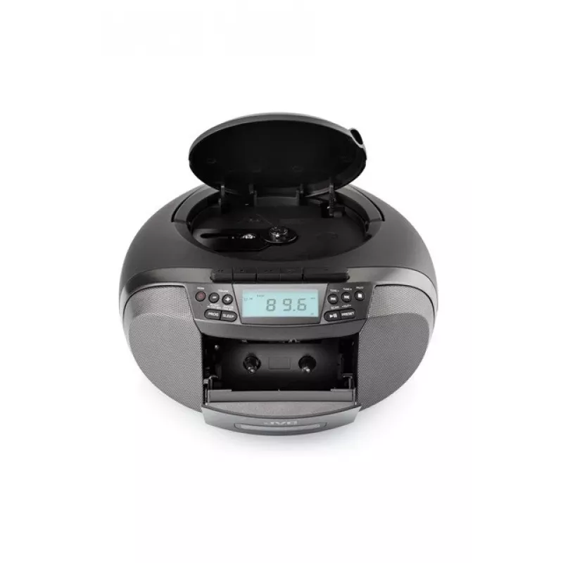 Radijo grotuvas JVC RC-E444B juodos spalvos su CD grotuvu ir FM imtuvu