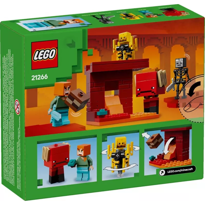 LEGO MINECRAFT 21266 The Nether Lava Battle